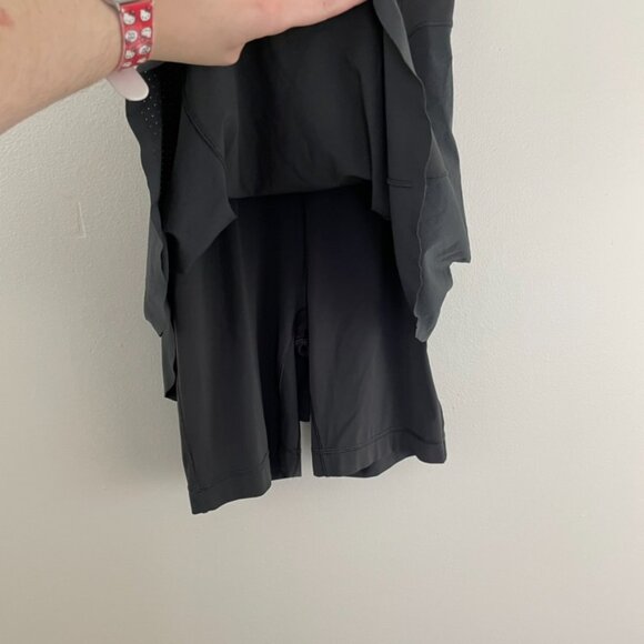 Lululemon Nulux Sleeveless Running Dress 8" Graphite Grey Size 10 - Picture 6 of 7